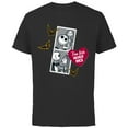 thumbnail image 1 of Tim Burton’s The Nightmare Before Christmas Jack Sally Heart - Short Sleeve Cotton T-Shirt for Adults - Customized-Black, 1 of 5