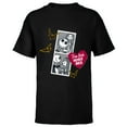 thumbnail image 1 of Tim Burton’s The Nightmare Before Christmas Jack Sally Heart - Short Sleeve T-Shirt for Kids - Customized-Black, 1 of 5