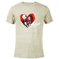 thumbnail image 1 of Tim Burton’s The Nightmare Before Christmas Love is Alive - Short Sleeve Blended T-Shirt for Adults - Customized.-Yellow, 1 of 5