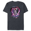 thumbnail image 1 of Tim Burton’s The Nightmare Before Christmas Love is Eternal - Short Sleeve Blended T-Shirt for Adults - Customized-Denim Snow Heather, 1 of 5