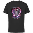 thumbnail image 1 of Tim Burton’s The Nightmare Before Christmas Love is Eternal - Short Sleeve Cotton T-Shirt for Adults - Customized-Black, 1 of 5