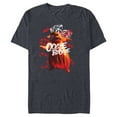 thumbnail image 1 of Tim Burton’s The Nightmare Before Christmas Oogie Boogie - Short Sleeve Blended T-Shirt for Adults - Customized-Navy Heather, 1 of 5