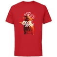 thumbnail image 1 of Tim Burton’s The Nightmare Before Christmas Oogie Boogie - Short Sleeve Cotton T-Shirt for Adults - Customized-Red, 1 of 5