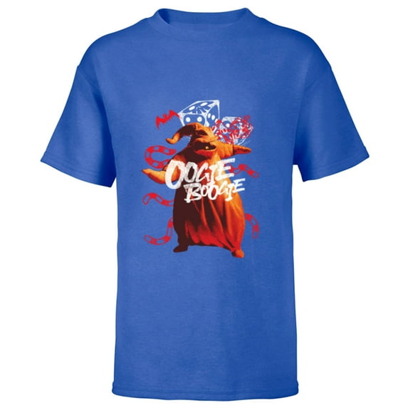 Tim Burton’s The Nightmare Before Christmas Oogie Boogie - Short Sleeve T-Shirt for Kids - Customized-Royal