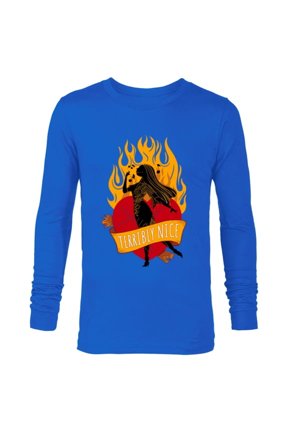 Tim Burton’s The Nightmare Before Christmas Sally Tattoo - Long Sleeve T-Shirt for Men - Customized-Royal