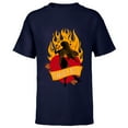 thumbnail image 1 of Tim Burton’s The Nightmare Before Christmas Sally Tattoo - Short Sleeve T-Shirt for Kids - Customized-Navy, 1 of 5