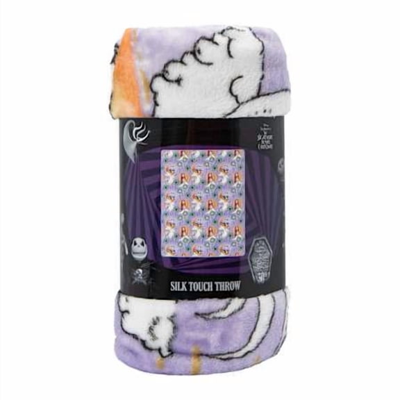 Tim Burton's The Nightmare Before Christmas Silk Touch Throw Blanket