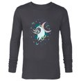 thumbnail image 1 of Tim Burton’s The Nightmare Before Christmas Zero Moonlight - Long Sleeve T-Shirt for Men - Customized-Charcoal Heather, 1 of 5