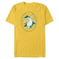 thumbnail image 1 of Tim Burton’s The Nightmare Before Christmas Zero Moonlight - Short Sleeve Blended T-Shirt for Adults - Customized-Yellow, 1 of 5