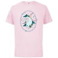 thumbnail image 1 of Tim Burton’s The Nightmare Before Christmas Zero Moonlight - Short Sleeve Cotton T-Shirt for Adults - Customized-Soft Pink, 1 of 5