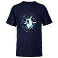 thumbnail image 1 of Tim Burton’s The Nightmare Before Christmas Zero Moonlight - Short Sleeve T-Shirt for Kids - Customized-Navy, 1 of 5