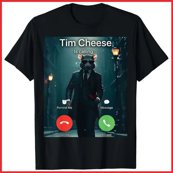 Tim Cheese Meme Viral Internet Culture Humor Unisex T-Shirt S-5XL