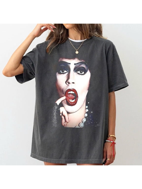 Tim Curry Memorial T Shirt, Horror Movie Fan Gift, Actor Tribute Tee, Frank-N-Furter Design
