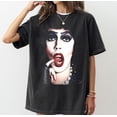 thumbnail image 1 of Tim Curry Memorial T Shirt, Horror Movie Fan Gift, Actor Tribute Tee, 1 of 3