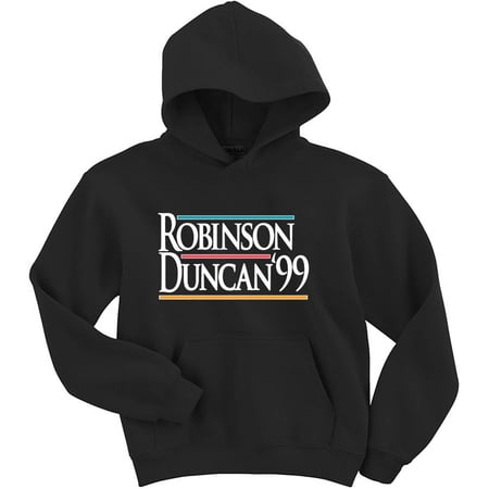 Tim Duncan David Robinson San Antonio 99 Hooded Sweatshirt Hoodie