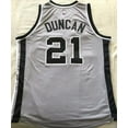 thumbnail image 1 of Tim Duncan San Antonio Spurs Adidas gray jersey NEW, 1 of 2