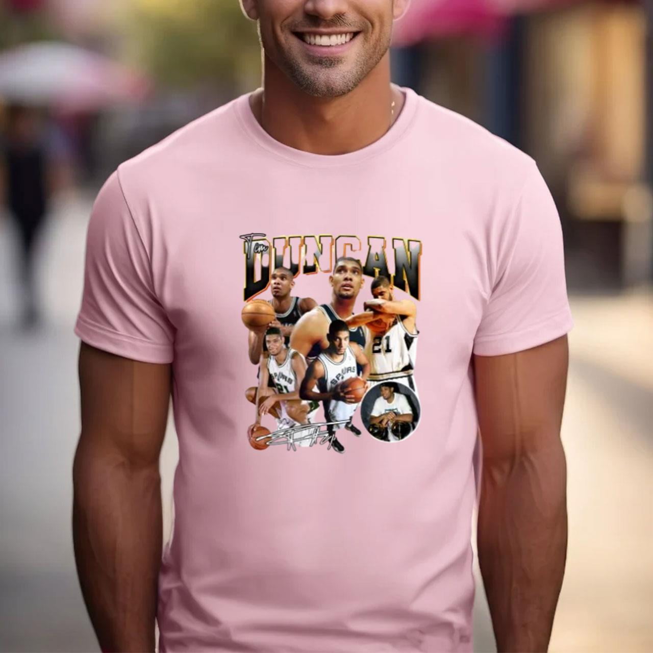 Tim Duncan The Big Fundamental Basketball Signature Vintage Retro 80s ...