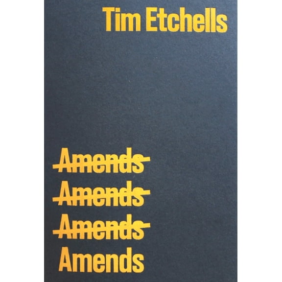 Tim Etchells Amends (Paperback)