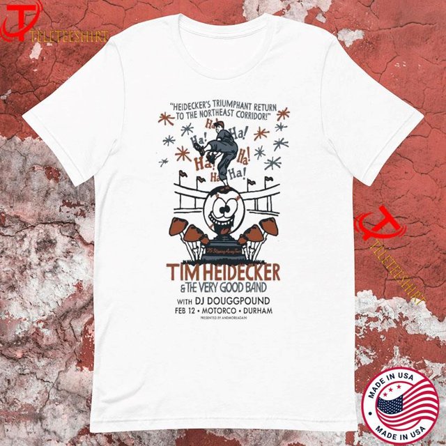 Tim Heidecker Feb 12 2025 Motorco Music Hall in Durham NC Tour Tshirts