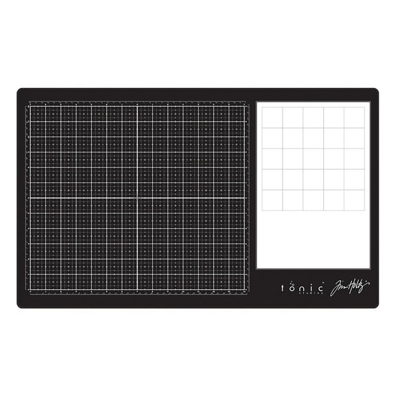 Tim Holtz 14" x 23" Easy to Read Scratch-Resistant Glass Media Mat