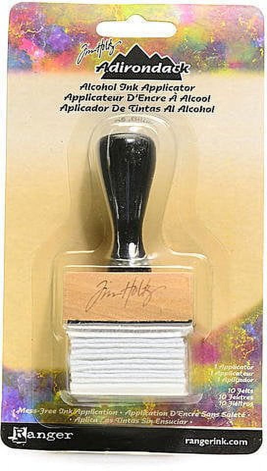 Tim Holtz Adirondack Alcohol Ink Applicator-Stamp Handle W/10 Felts ...