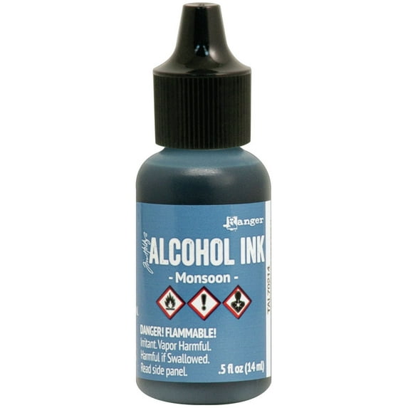 Tim Holtz Alcohol Ink .5oz-Monsoon