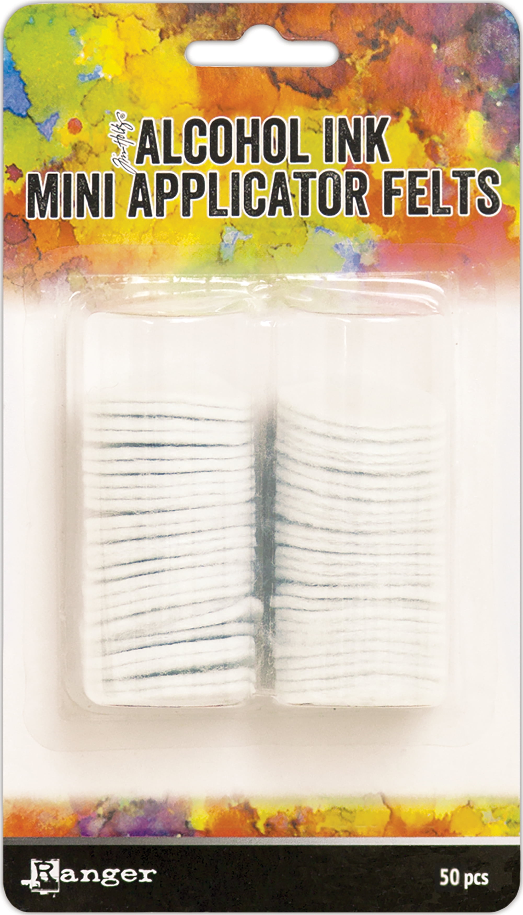 Tim Holtz Alcohol Ink Mini Applicator Tool Replacement Felt-50/Pkg ...