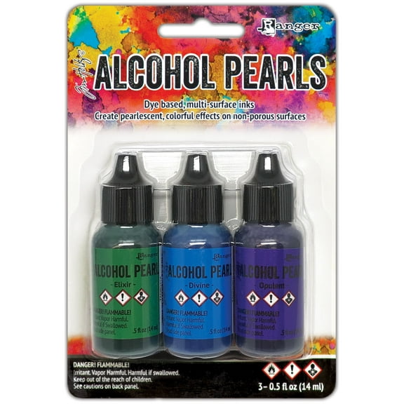 Ranger Ink Tim Holtz Alcohol Pearl Ink Kit, Multicolor, One Size