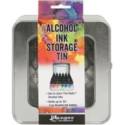 Tim Holtz Alcohol Ink Storage Tin-Holds Up To 30 0.5oz Bottles