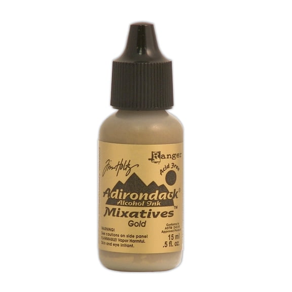 Tim Holtz Alcohol Inks gold, 0.5 oz., bottle (pack of 3)