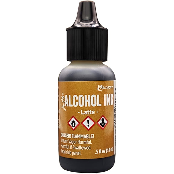 Ranger Tim Holtz Alcohol Ink .5oz - Latte, 1 Pack of 6 Piece