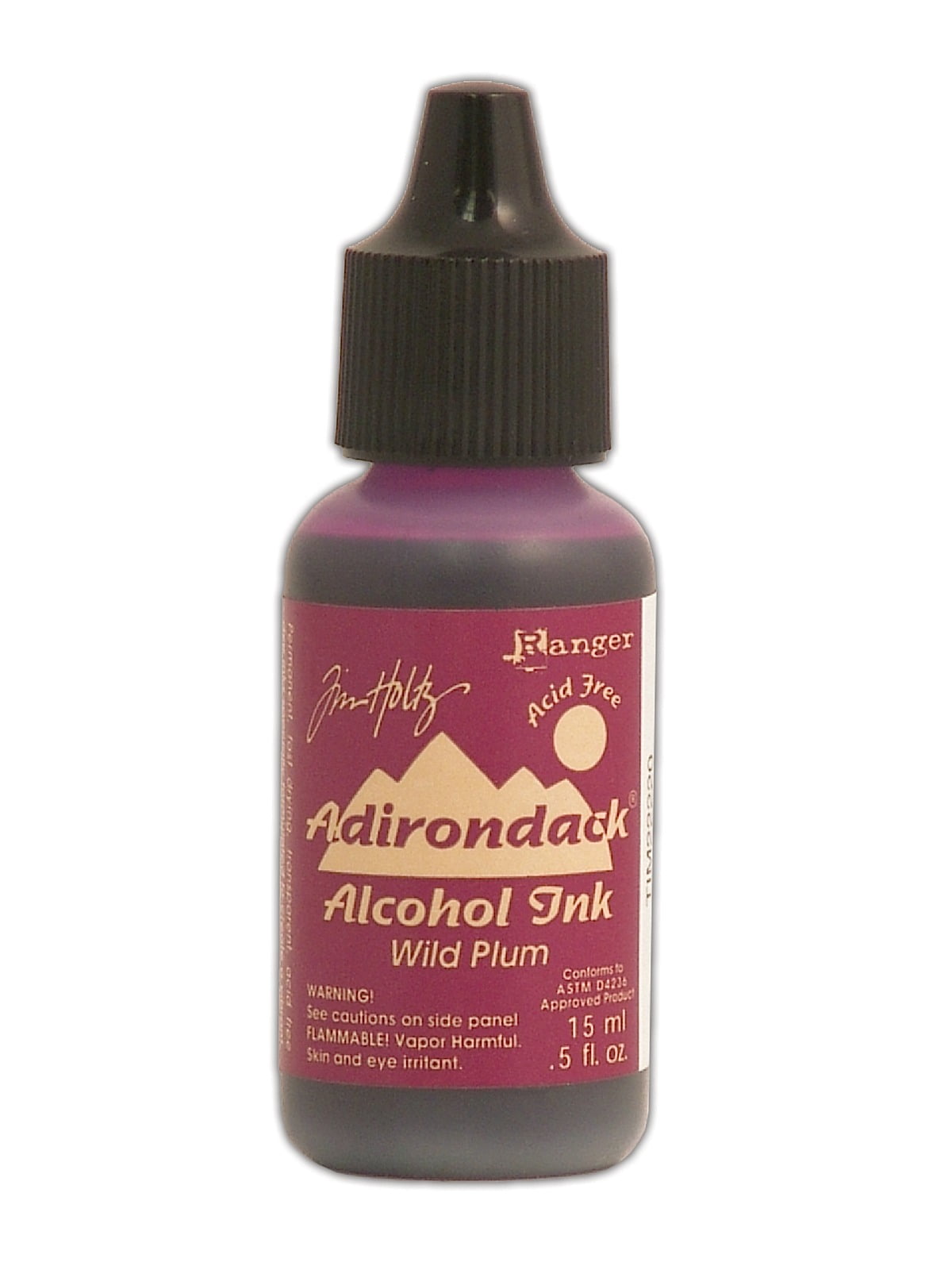 Tim Holtz Alcohol Inks wild plum, 0.5 oz., bottle (pack of 6)