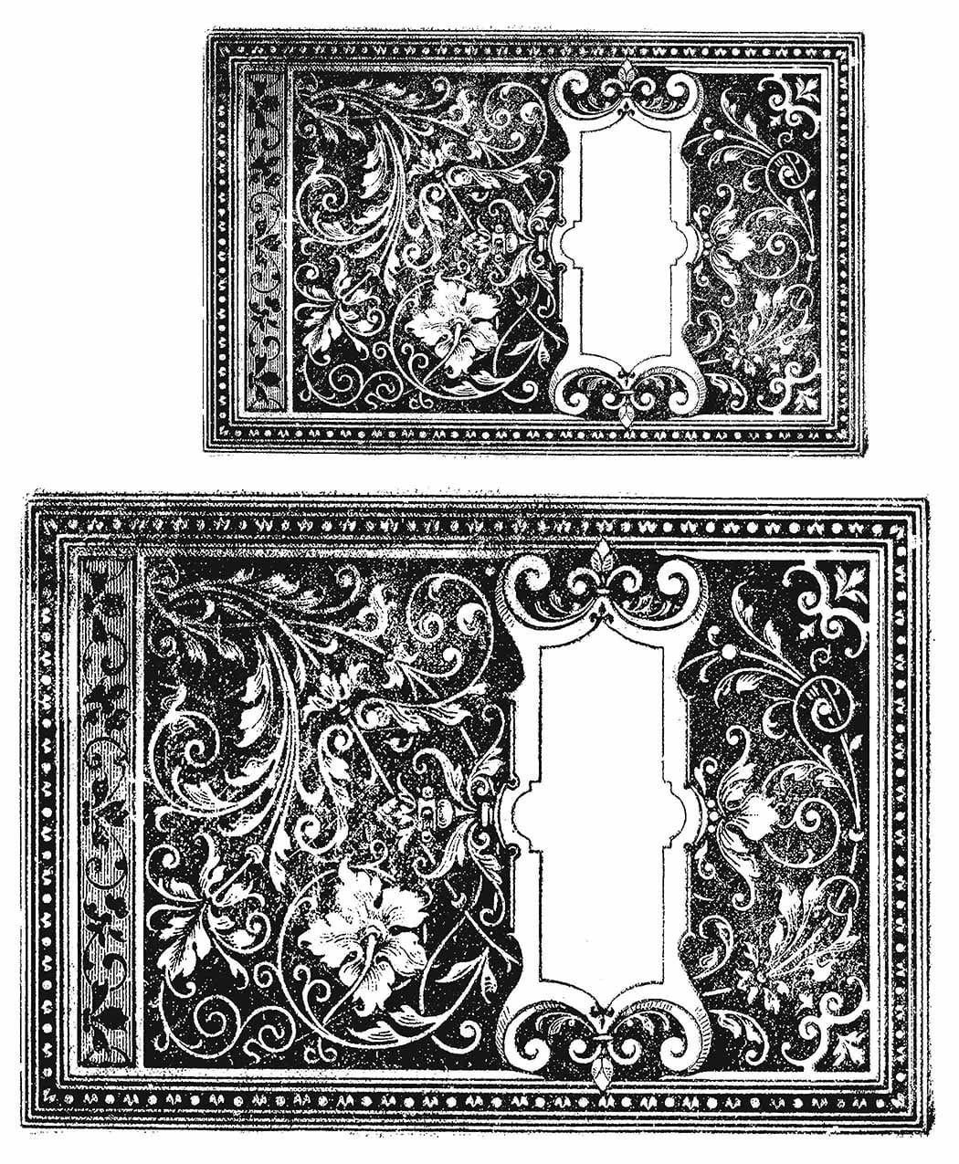 Tim Holtz Cling Rubber Stamp Set-Book Cover