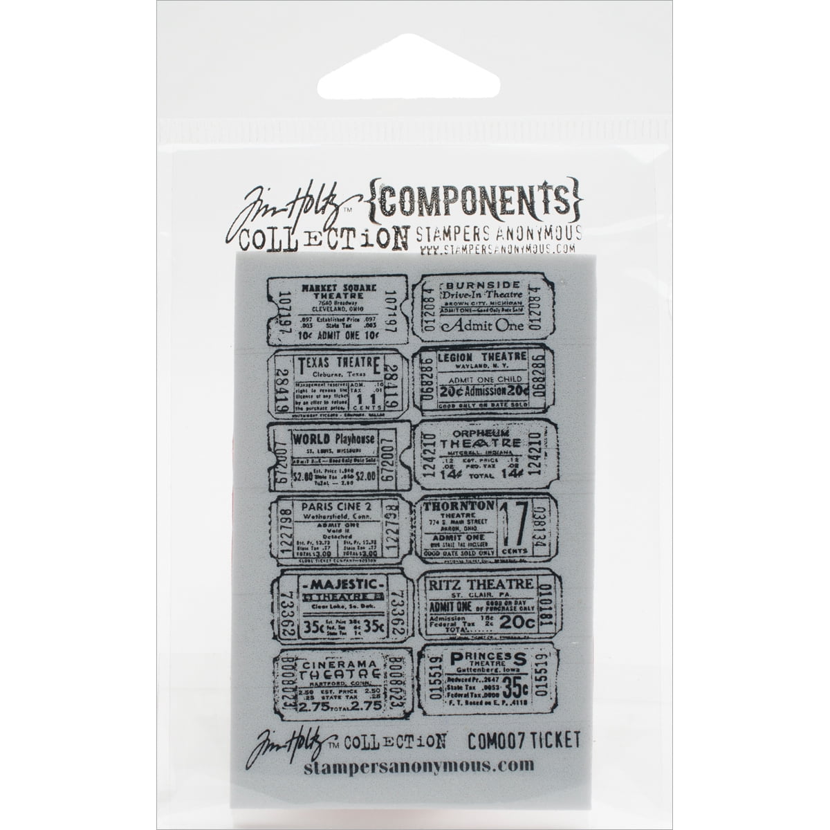 Tim Holtz Cling Stamps The Inspector