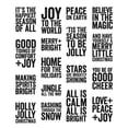 thumbnail image 1 of Tim Holtz Cling Stamps 7"X8.5"-Bold Tidings Mini, 1 of 1