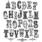 Stampers Anonymous 7321630 Tim Holtz Cling Stamps 7"x8.5"-mini Cirque Alpha