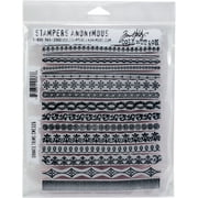 Tim Holtz Cling Stamps 7"X8.5"-Ornate Trims