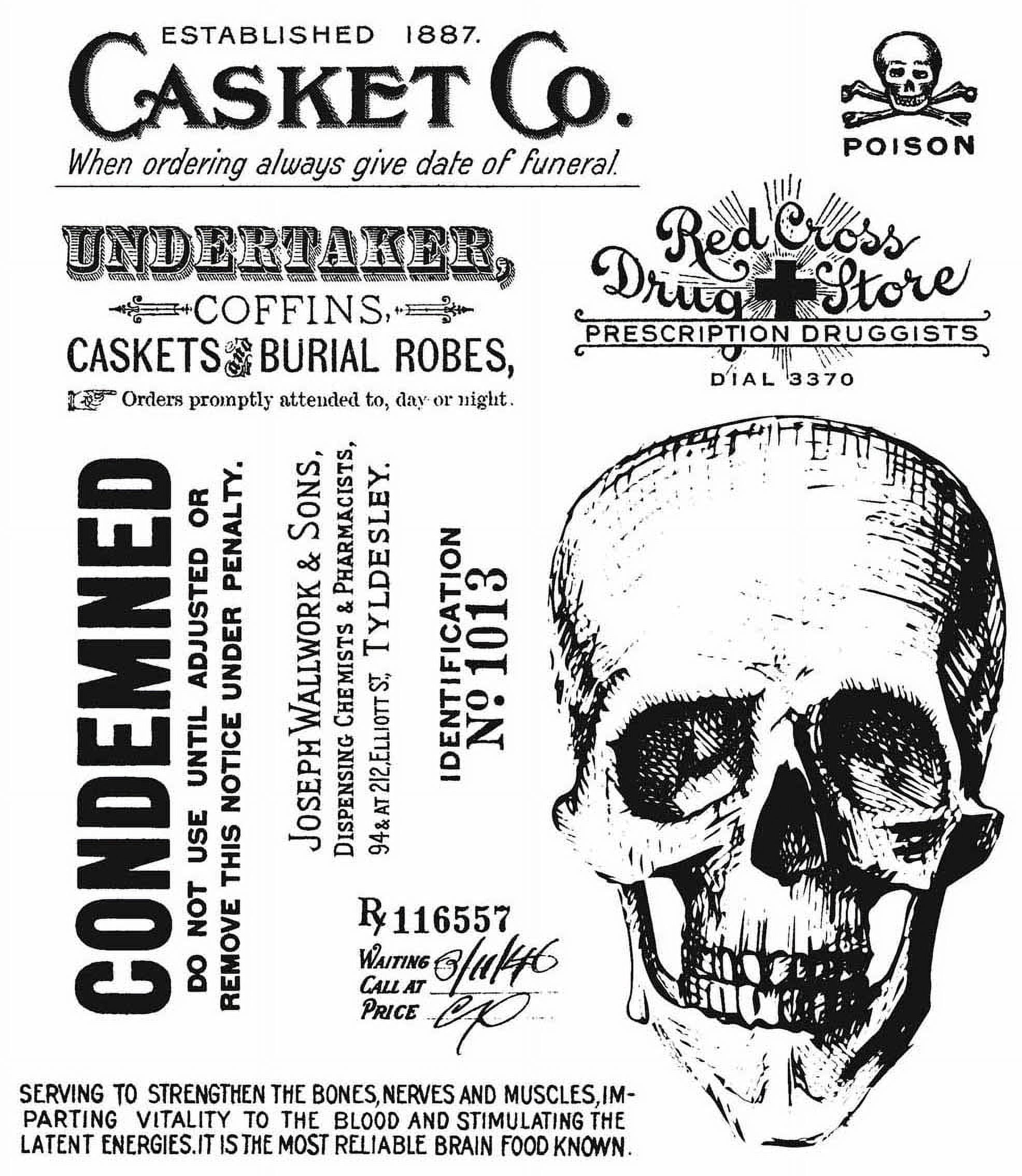 Tim Holtz Cling Stamps 7