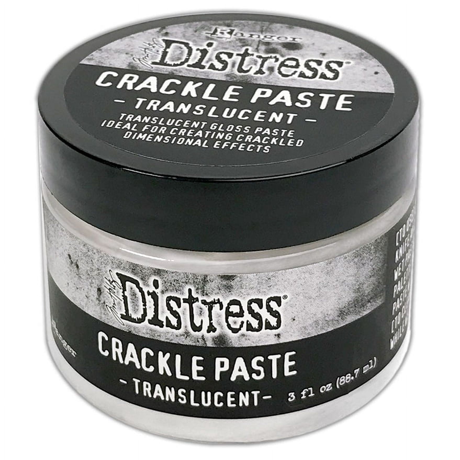 Tim Holtz Distress Crackle Paste 3oz-Translucent - Walmart.com