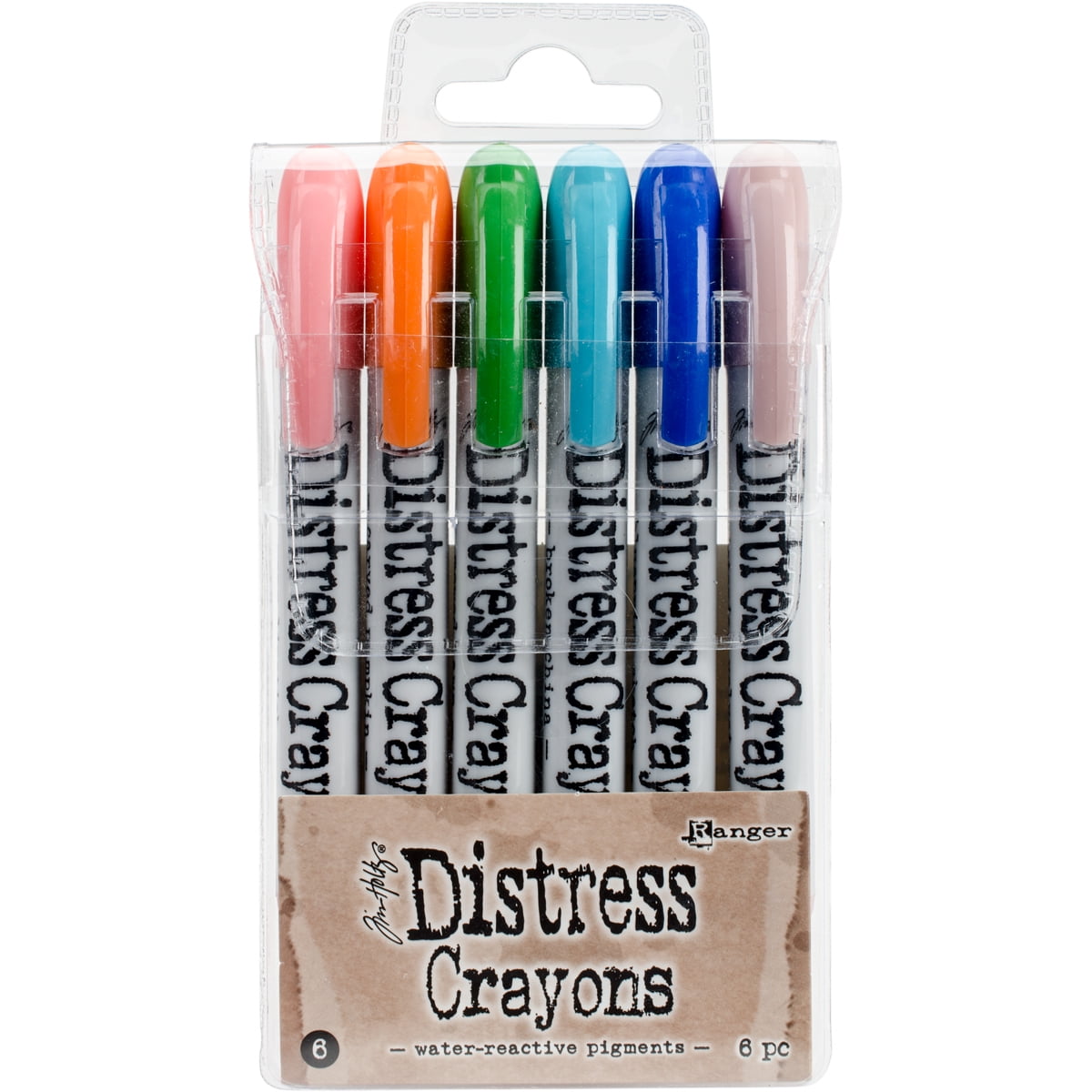 Tim Holtz Distress Crayon Set #12 - Kreative Malstifte Für Künstler