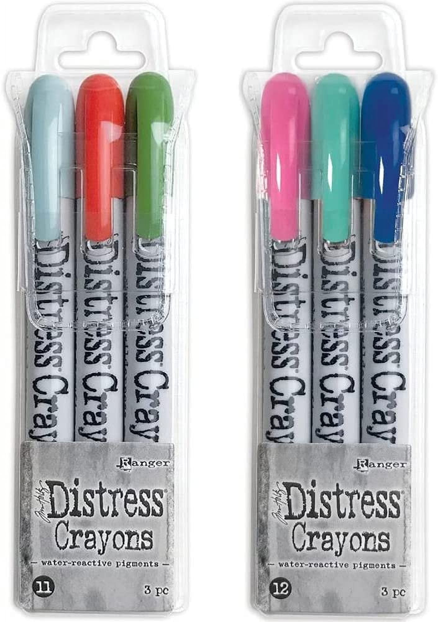 Set 2 Distress Watercolor Pencils - Tim Holtz - 12/Pkg