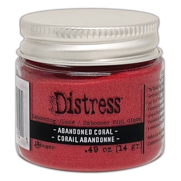 Tim Holtz Distress Embossing Glaze-Abandoned Coral