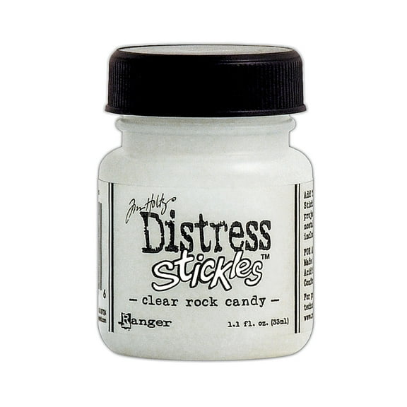 Tim Holtz Distress Glitter clear rock candy, 3 oz., jar (pack of 3)