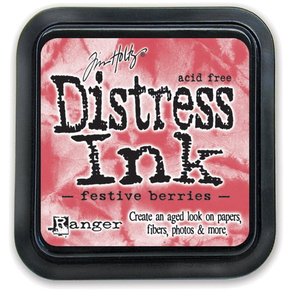Tim Holtz Distress Ink Pad-Festive Berries