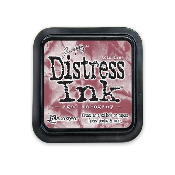 Tim Holtz Distress Ink aged mahogany, pad (pack of 3)