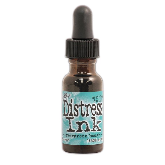 Tim Holtz Distress Ink evergreen bough, 0.5 oz. reinker bottle (pack of 3)
