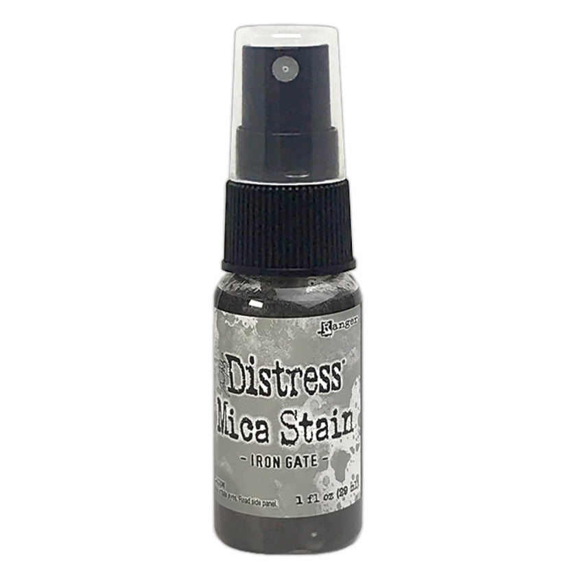 Tim Holtz Distress Mica Stain 1ozIron Gate