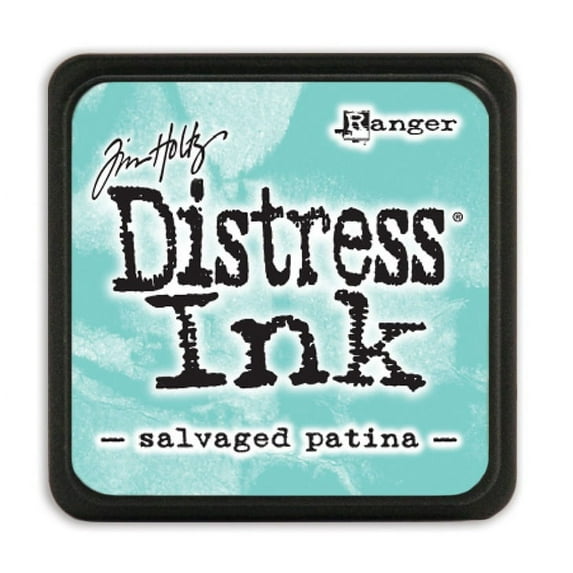 Tim Holtz Distress Mini Ink Pad-Salvaged Patina