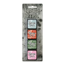 Tim Holtz Distress Mini Ink Pads 4/Pkg-Kit 16