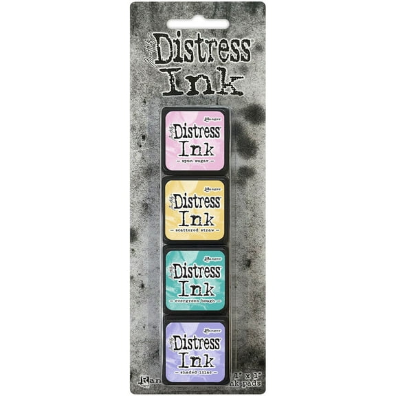 Tim Holtz Distress Mini Ink Pads 4/Pkg-Kit 4